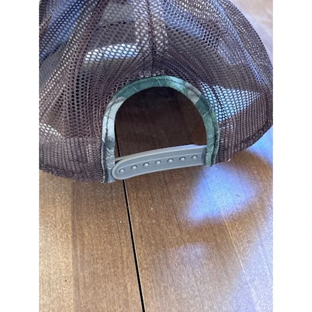 ASGROW DeKalb Brown Trucker Hat Camo Trim One Size Fits Most‎